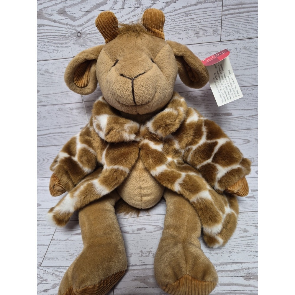 Russ Berrie Stuffed Gisela Giraffe Plush Animal Toy Doll With Coat